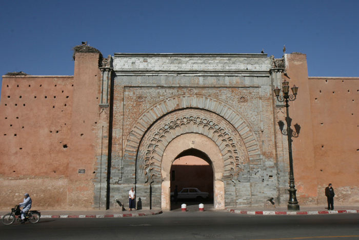 Bab (port) Agnaou i Marrakech, en af de større porte ind til medinaen/kasbah’en.