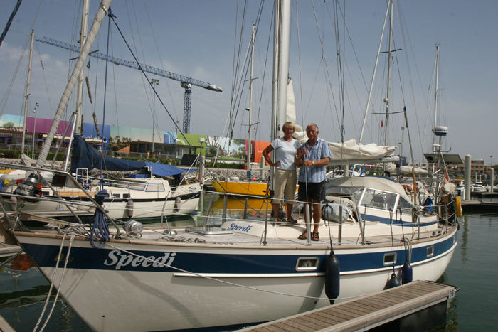 Vi fik besøg af Susanne og Jens i s/y Speedi fra Nykøbing Sj. mens vi lå i Rabat og havde nogle hyggelige dage sammen med dem. 
