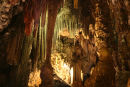 St. Michael’s Cave på Gibraltar. En af de 140 underjordiske grotter, der findes på klippen. St. Michael’s Cave er den største, og der er indrettet en koncertsal inde i grotten.