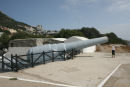 100 Ton Gun på Gibraltar. Der er lavet 2 af denne størrelse, den anden findes på Malta. 