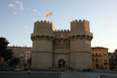 Der er to af de gamle byporte i Valencia, der er bevaret og restaureret. Her ses Torres de Serrano. Der var en fin udsigt oppe fra toppen af tårnene. 