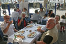 Vi fandt en rigtig fin fiskerestaurant i La Barceloneta bydelen i Barcelona. Det var en meget positiv oplevelse og en rigtig dejlig middag. Hele besætningen nød den dejlige fiskeret. 