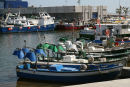 Fiskerne i Cambrils skulle være nogle af de sidste, der benytter kraftige projektører i forbindelse med fiskeri om natten. Vi har dog set tilsvarende både i andre havne.
