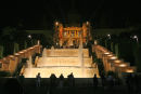 Palau Nacional – MNAC – set ned fra Placa d’Espanya, Barcelona, med gang i Font Màgica, det flotte springvand, der blev bygget i forbindelse med Verdensudstillingen i 1929.