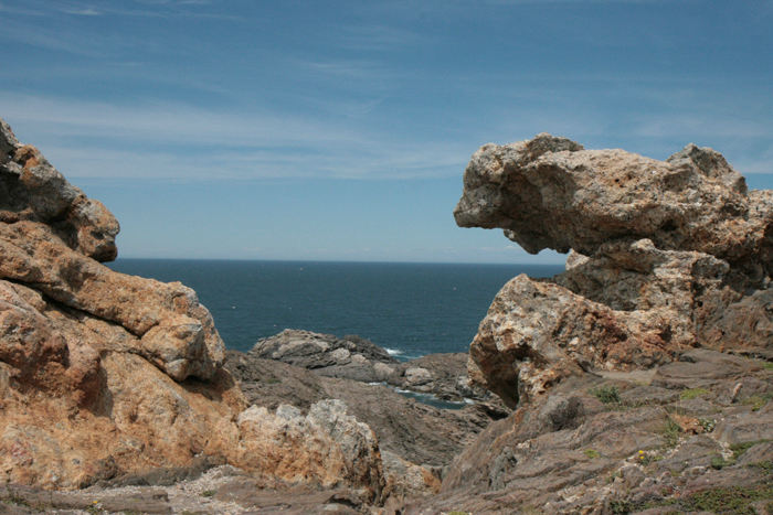 Der var nogle fantastisk flotte klippeformationer i naturparken ude ved Cap de Creus og en flot udsigt ud over Middelhavet.  
