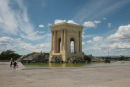 Le Château d’Eau (Vandslottet) i Montpellier. Bygningen ligger på Place Royal du Peyrou, hvor den store aquaduct, der forsynede byen med vand, kommer ind.  