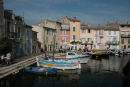 Husene langs Canal Saint Sebastien i Martigues. Det er en rigtig flot by - hvorfor er den ikke nævnt i rejsebøgerne?  