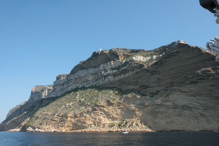Kysten omkring Cassis er rigtig flot. Her Cape Canaille, der ligger lige syd for Cassis på strækningen til Toulon.