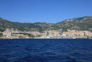 På turen fra Saint-Laurant du Var til Menton passerede vi Monaco med dens mange højhuse og tætte bebyggelse. Til venstre ses Musée Océanographique.  