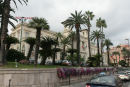 Kasinoet i San Remo. San Remo er hjemsted for den største blomsterdyrkning i Italien, og det kunne ses flere steder i byen, bl.a. her ved kasinoet. 