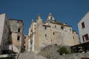 Sant-Jean Baptiste domkirken inde på Citadellet i Calvi. Det var lidt svært at få et ordentligt billede, da gaderne var meget smalle og husene forholdsvis høje. 