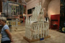 Der var også elementer fra Gaudi udstillingen i Museo Diocesano, et kirkeligt museum i Alghero. Her en kopi af kirkeskibet i La Sagrada Familia i Barcelona.  