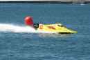 Mens vi lå i Cagliari, blev der afholdt race med speedbåde - sikke en larm! Det meste af havnebassinet var afspærret af politiet.
