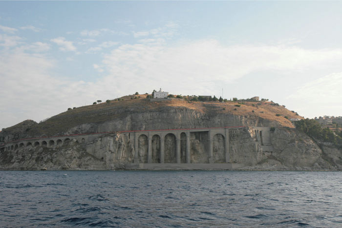 Capo dell’Armi, der ligger helt ude på tåen lige efter Messinastrædet. Strækningen op under ’foden’ var lidt ensformig og ikke særlig spændende.  