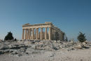 På vejen hjem fra Preveza gjorde vi holdt i Athen nogle dage og fik set en del af den flotte by. Her Parthenon templet på Akropolis.  