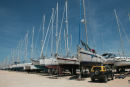 Cleopatra Marina i Preveza, hvor vi har haft båden stående vinteren 2011/2012, er en meget stor og godt organiseret oplagsplads med plads til mange både.