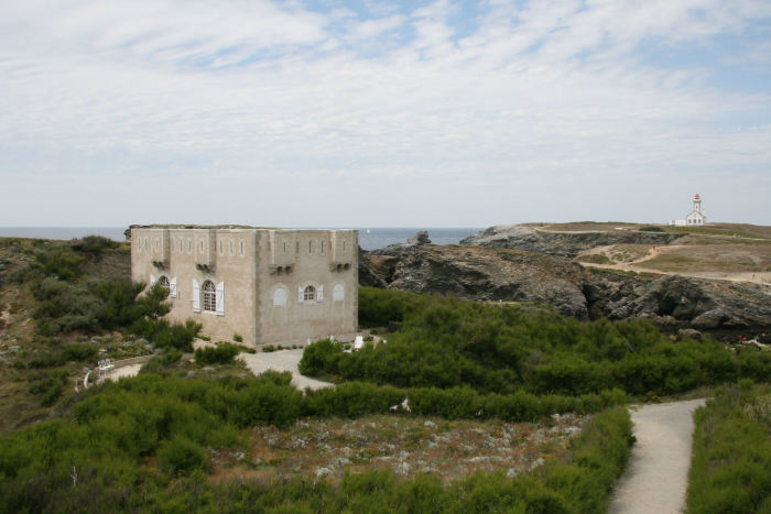 Sarah Bernhardt's sommerhus, som ligger helt ude på nordspidsen af Belle Ile. Der er bygget et museum i nærheden.