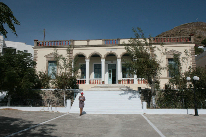 Milos Museum i Plaka. Venus/Aphrodite fra Milos er fundet i udkanten af Plaka, og der findes en kopi af statuen på dette museum.  