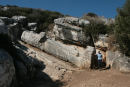 Kouros Apollonas, en af de større, der ligger oppe på nordkysten af Naxos i nærheden af Apollonas.