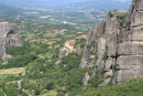Varlaam klosteret i Meteora. De har en flot udsigt fra klosteret. Adgangen til klosteret var godt beskyttet.