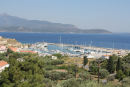 Samos Marina, som vi lå i, ligger i nærheden af Pythagorio på Samos. Det er en forholdsvis ny marina, men en del af faciliteterne er lukket ned på grund af den økonomiske krise.