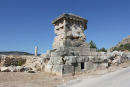 Et gravkammer – house tomb – der ligger ved indgangen til den romerske handelsplads i Xanthos. 