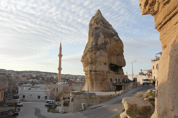 Et parti fra Göreme by i Kappadokien.