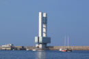 Havnekontoret på molen ind til havnen i La Coruna.