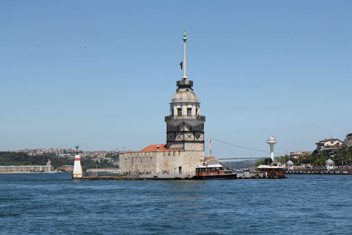 Fyret på sydsiden af indsejlingen til Bosporusstrædet i Istanbul.