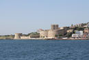 Den gamle fæstning i Kilitbahir på Gallipoli Halvøen. Der lå en tilsvarende fæstning i Canakkale, så de kunne forsvare Dardaneller Strædet og forhindre adgangen til Istanbul og Sorte Havet. 