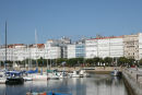 La Coruna kaldes "Glassets By", og det er ikke uden grund. Facaderne ud mod havnen er beklædt med en slags karnapper med masser af glas.