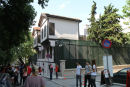 Mustafa Kemal Atatürks hus i Thessaloniki. Det er indrettet som museum, men det var desværre lukket, da vi var der. Det var lidt af et tilløbsstykke. 