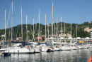 Grænsen mellem Frankrig og Spanien er floden Bidasoa. På den franske side ligger Hendaye, på den spanske Hondarribia, som vi valgte. Den ligger flot i en bjergkløft.