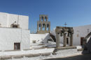 Klokkerne på toppen af Johannes-Klosteret på Patmos.