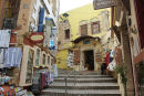 Et parti fra den gamle bydel Topanas i Chania på Kreta.