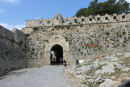 Indgangen til det gamle fæstningsanlæg ved Rethymnon. Det ligger højt og ser meget beskyttet ud, men det tog mindre end 24 timer for tyrkerne at indtage det i 1636.