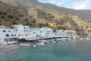 På sejlturen fra Agios Roumeli til Hora Stakion lagde færgen til i Loutro. En anden by på sydkysten af Kreta.