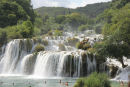 Skradinski Vandfaldet er det længste vandfald på Krka floden og et af de mest besøgte i Kroatien.
