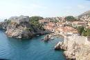Fort Lawrence, set oppe fra muren rundt om Dubrovnik. Fortet ligger uden for den gamle bydel. 