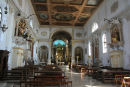 Den flotte Sv. Jurij-kirken i Piran. Den var et besøg værd. 