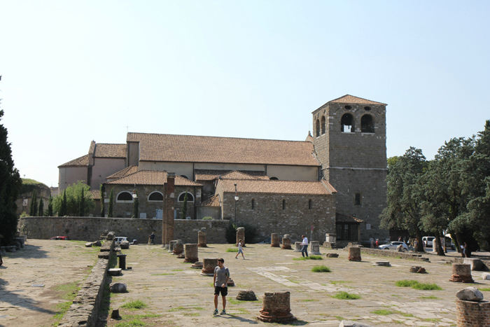 San Giusto Katedralen i Trieste. 