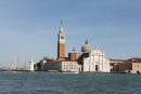 Kirken og klosteret på den lille ø San Giorgio Maggiore lige over for San Marco pladsen i Venedig. 