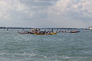 Kaproning i gondoler i Venedig i forbindelse med Festa di San Marco. Her er feltet på vej fra Sant´ Elena ind til Punta della Dogana ved indsejlingen til Canal Grande.