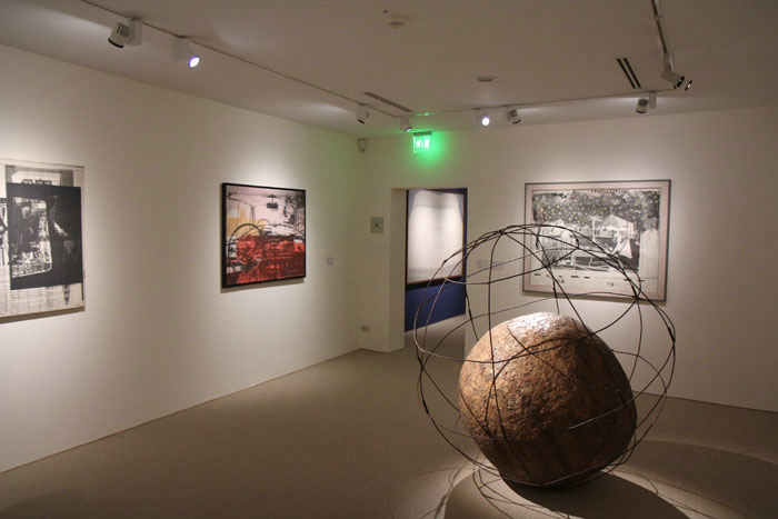 Billeder fra et besøg på Peggy Guggenheims museum i Venedig. Der var en stor særudstilling af moderne italiensk kunst.