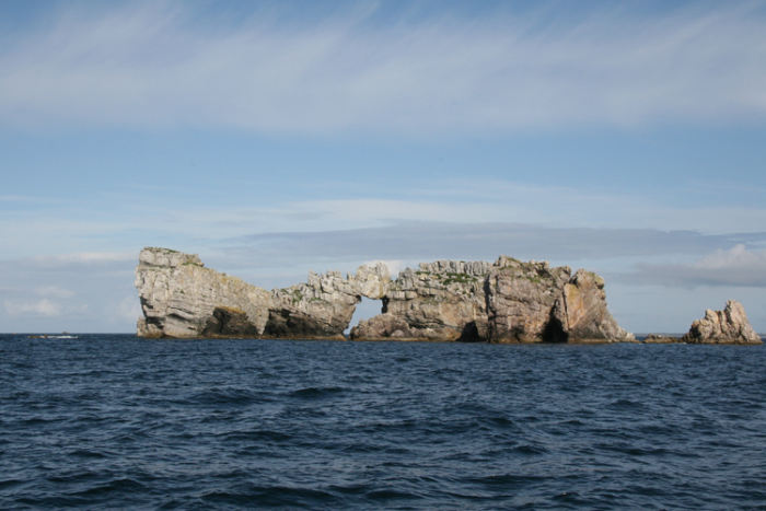 På turen videre syd på fra Camaret til Bénodet, passerede vi de flotte klippepartier - Les Rochers du Toulinguet.