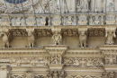Nærbillede af udsmykningen på Santa Croce kirken på Palazzo dei Celestini. Det har været lidt af et job at lave den udsmykning.