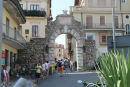 Porta Messina, den nordlige port ind til Taormina. Det var en fint sted, men lidt af et turiststed. 