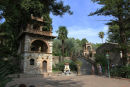 Parti fra den kommunale park Parco Duchi di Cesaro i Taormina.