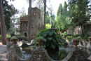 Parti fra den kommunale park Parco Duchi di Cesaro i Taormina. Et dejligt skyggefuldt sted i efterårsheden.