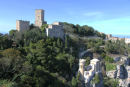 Den østlige del af bjergbyen Erice med bl.a. Torri del Balio.